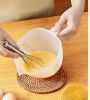 Large-capacity egg liquid filter with scale, rice washing cup, egg beating and filtering bowl, kitchen baking soybean milk mixing bowl
