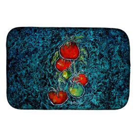 Maters Tomatoes Dish Drying Mat Absorbent Dish Drying Mat Pad for Kitchen Counter Dish Drainer Mat for Countertop, 14 x 21", Multicolor (Option: Default)