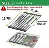 Over the Sink Kitchen Dish Drying Rack OrganizerStainless Steel Collapsible Non-Slip Space-Saving- Rust-Resistant Heat-Resistant Sturdy - Easy to Clea
